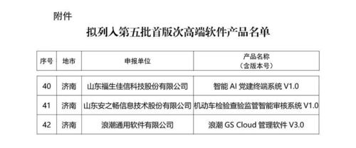 福生佳信智能AI黨建終端系統(tǒng)入選山東省首版次高端軟件產(chǎn)品名單，推動(dòng)信息系統(tǒng)集成服務(wù)新突破